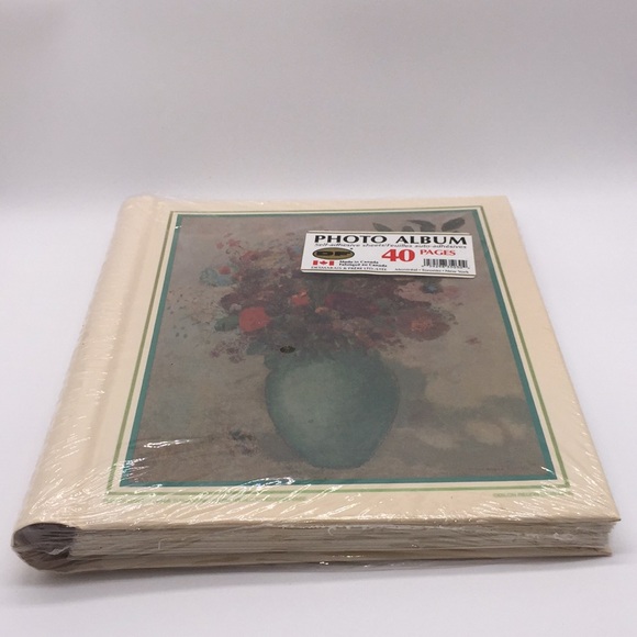 Vintage DF Photo Album Flowers Vase Self-Adhesive 40 Pages - Picture 6 of 9